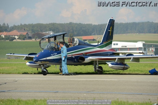 2014-09-06 Payerne Air14 2218 PAN - Frecce Tricolori - Aermacchi MB-339